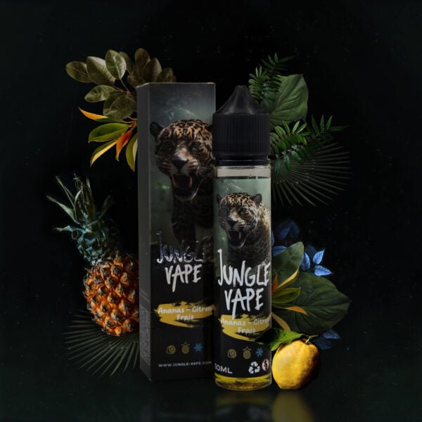 e-liquide léopard ananas citron frais wild collection