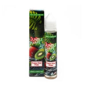 Boite avec flacon du gout Fraise Kiwi frais Jungle Vape